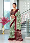 Tew Soft Pure Cotton Fancy Printed Sarees Wholesale In India